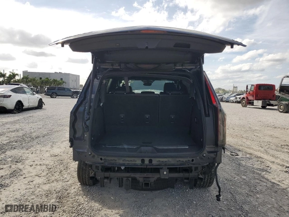 2022 Cadillac Escalade RWD Premium Luxury with VIN 1GYS3BKL9NR361064, listed as a Copart auction lot 45357045 with 56,950 mi miles and Salvage Title. Bid and sale history available at carsss.com. Image 6.