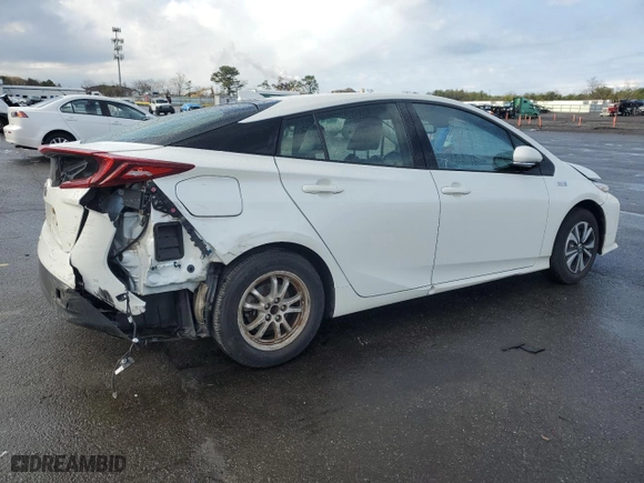 2017 Toyota Prius Prime Plus with VIN JTDKARFP5H3036307, listed as a Copart auction lot 52154885 with 64,333 mi miles and Salvage Title. Bid and sale history available at carsss.com. Image 3.