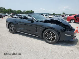 2018 Ford Mustang EcoBoost Premium with VIN 1FATP8UH9J5132529, listed as a Copart auction lot 60113095 with 109,405 mi miles and Salvage title. Bid and sale history available at DreamBid. Image 4.