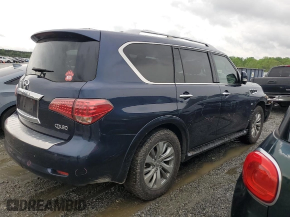 2015 Infiniti QX80 с VIN JN8AZ2NEXF9081513, выставлен на аукционе Copart как лот 51276015 с пробегом 158 004 миль миль и Списание • Salvage title. История ставок и продаж доступна на DreamBid. Изображение 3.