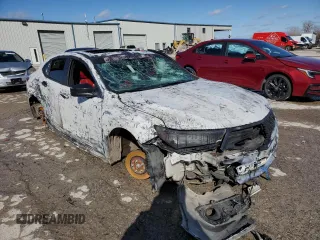 2019 Acura TLX w/A-Spec Pkg with VIN 19UUB2F65KA009682, listed as a Copart auction lot 44490575 with 0 mi miles and Non Repairable. Bid and sale history available at carsss.com. Image 4.
