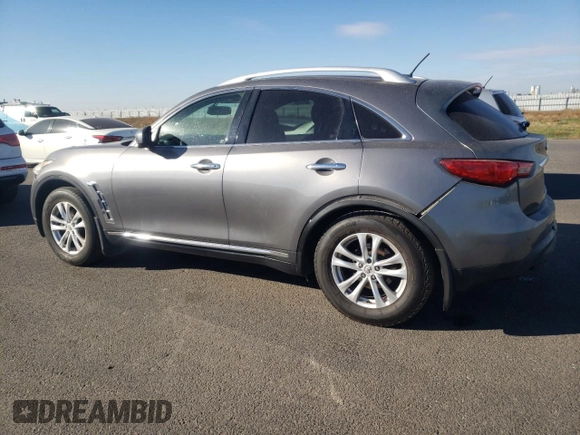 2013 Infiniti FX with VIN JN8CS1MU9DM141789, listed as a Copart auction lot 75931563 with 159,869 mi miles and Salvage title. Bid and sale history available at DreamBid. Image 2.