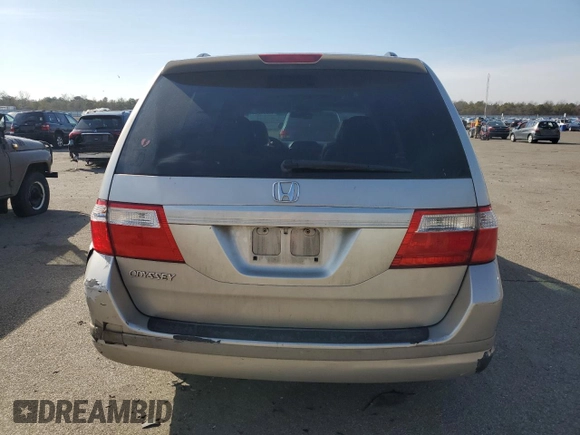 2006 Honda Odyssey EX-L with VIN 5FNRL38666B459794, listed as a Copart auction lot 46605245 with 106,623 mi miles and Salvage Title. Bid and sale history available at carsss.com. Image 6.