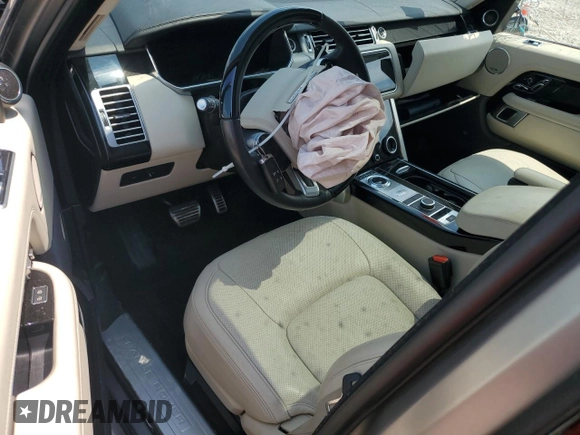 2021 Land Rover Range Rover P525 Westminster с VIN SALGS2SE6MA455909, выставлен на аукционе Copart как лот 63677635 с пробегом Не указан миль и Списание • Salvage title. История ставок и продаж доступна на DreamBid. Изображение 8.