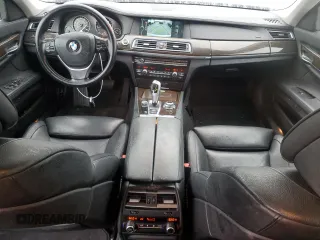 2012 BMW 7 Series 740Li with VIN WBAKB4C58CC576436, listed as a Copart auction lot 41396655 with 117,605 mi miles and Salvage title. Bid and sale history available at DreamBid. Image 8.
