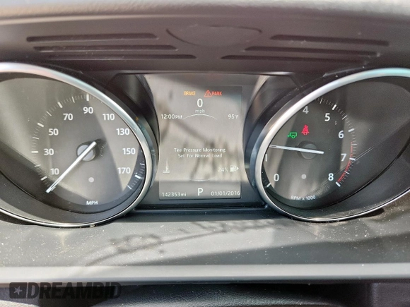 2017 Land Rover Range Rover Sport SE with VIN SALWG2FV9HA669757, listed as a Copart auction lot 65356305 with 142,353 mi miles and Salvage title. Bid and sale history available at DreamBid. Image 9.