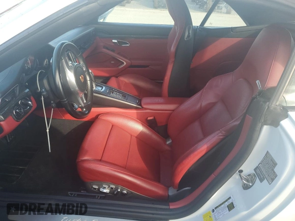 2016 Porsche 911 Turbo S with VIN WP0CD2A9XGS178233, listed as a Copart auction lot 75118664 with 41,481 mi miles and Salvage Title. Bid and sale history available at DreamBid. Image 7.