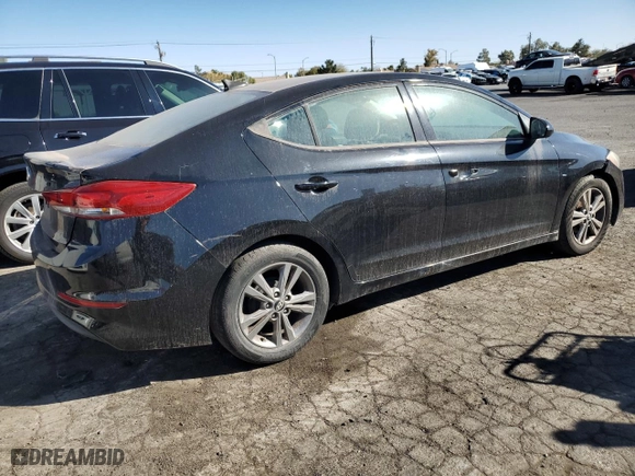 2017 Hyundai Elantra SE with VIN 5NPD84LF6HH058758, listed as a Copart auction lot 45081685 with 104,882 mi miles and Salvage Title. Bid and sale history available at carsss.com. Image 3.