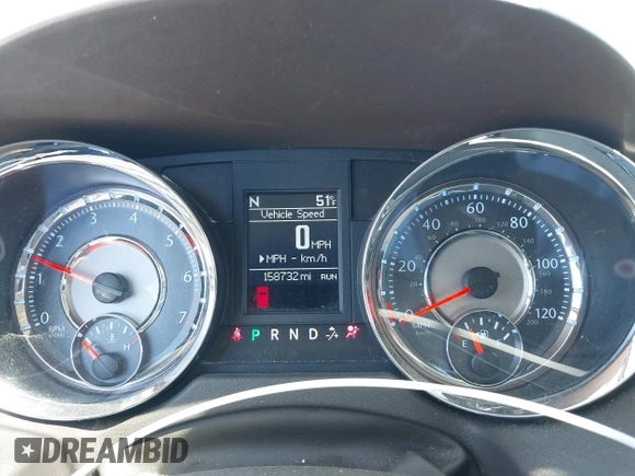 2012 Chrysler Town & Country Touring with VIN 2C4RC1BG7CR345261, listed as a IAAI auction lot 41777203 with 158,732 mi miles. Bid and sale history available at carsss.com. Image 7.