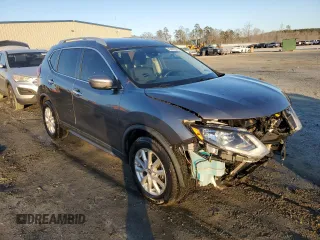 2019 Nissan Rogue SV with VIN KNMAT2MT2KP507083, listed as a Copart auction lot 43407335 with 66,773 mi miles and Salvage Title. Bid and sale history available at DreamBid. Image 4.