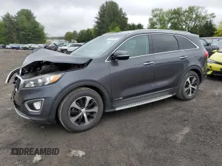 2017 Kia Sorento EX z VIN 5XYPHDA55HG230969, wystawiony jako Copart lot #57320195 z przebiegiem 140 663 mil mil oraz Szkoda całkowita • Salvage title. Historia ofert i sprzedaży dostępna na DreamBid. Obrazek 1.