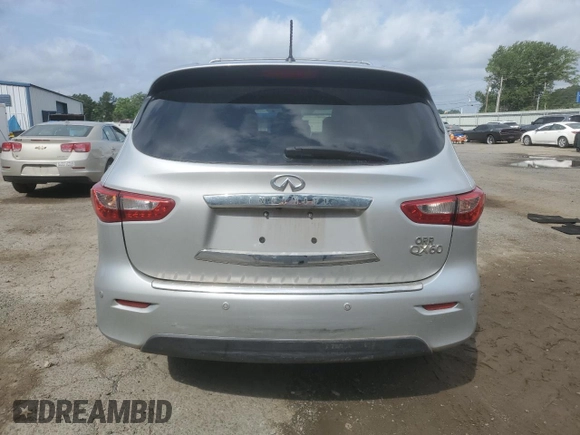 2014 Infiniti QX60 z VIN 5N1AL0MN6EC552444, wystawiony jako Copart lot #57616755 z przebiegiem 80 864 mil mil oraz Szkoda całkowita • Salvage title. Historia ofert i sprzedaży dostępna na DreamBid. Obrazek 6.