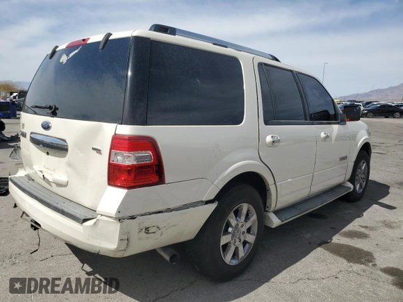 2007 Ford Expedition Limited with VIN 1FMFU19577LA87600, listed as a Copart auction lot 49818775 with 191,845 mi miles and Salvage Title. Bid and sale history available at carsss.com. Image 3.