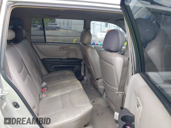 2001 Toyota Highlander with VIN JTEGF21A110013983, listed as a IAAI auction lot 42062611 with 236,536 mi miles and . Bid and sale history available at DreamBid. Image 8.