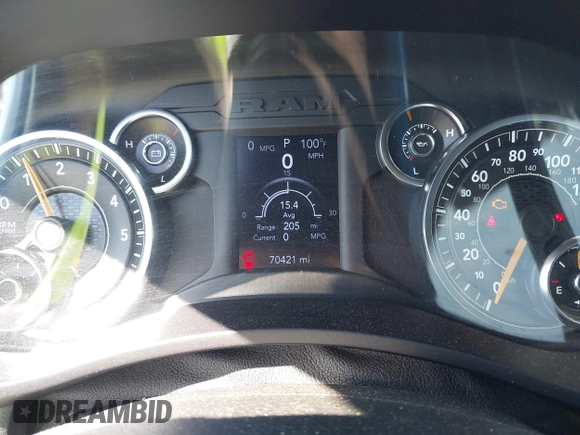 2021 Ram 2500 Tradesman with VIN 3C6UR4HJ3MG501081, listed as a IAAI auction lot 41853135 with 70,421 mi miles and . Bid and sale history available at DreamBid. Image 7.