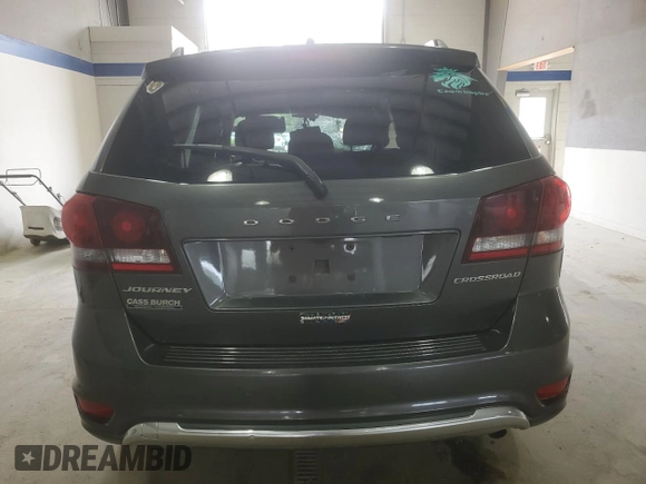 2017 Dodge Journey Crossroad Plus with VIN 3C4PDCGB1HT677410, listed as a Copart auction lot 53134325 with 204,531 mi miles and Salvage title. Bid and sale history available at DreamBid. Image 6.