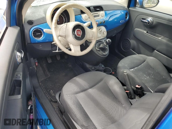 2015 FIAT 500 Pop with VIN 3C3CFFAR0FT582161, listed as a Copart auction lot 71490794 with 88,262 mi miles and Salvage Title. Bid and sale history available at carsss.com. Image 8.