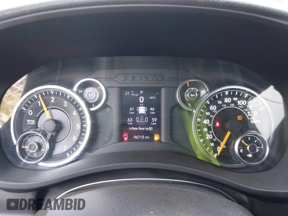 2022 Ram 2500 Tradesman with VIN 3C6UR5HJ1NG202731, listed as a IAAI auction lot 41851223 with 96,715 mi miles. Bid and sale history available at carsss.com. Image 7.