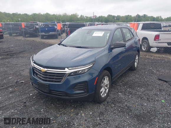 2024 Chevrolet Equinox LS with VIN 3GNAXHEG3RL131421, listed as a IAAI auction lot 42172592 with 48,651 mi miles and . Bid and sale history available at DreamBid. Image 17.