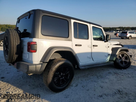 2020 Jeep Wrangler Unlimited Sport Altitude with VIN 1C4HJXDN5LW316624, listed as a Copart auction lot 75892504 with 87,273 mi miles and Salvage title. Bid and sale history available at DreamBid. Image 3.
