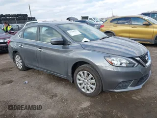 2019 Nissan Sentra S with VIN 3N1AB7AP8KY418028, listed as a IAAI auction lot 41420793 with 35,823 mi miles. Bid and sale history available at carsss.com. Image 1.