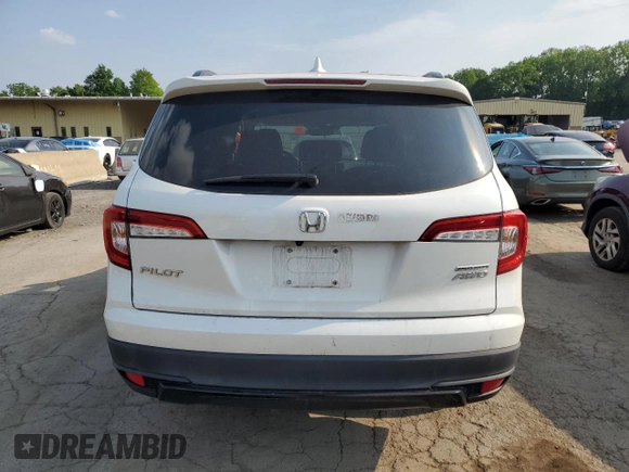 2022 Honda Pilot Special Edition with VIN 5FNYF6H20NB027993, listed as a Copart auction lot 59803495 with Not provided miles and Salvage title. Bid and sale history available at DreamBid. Image 6.