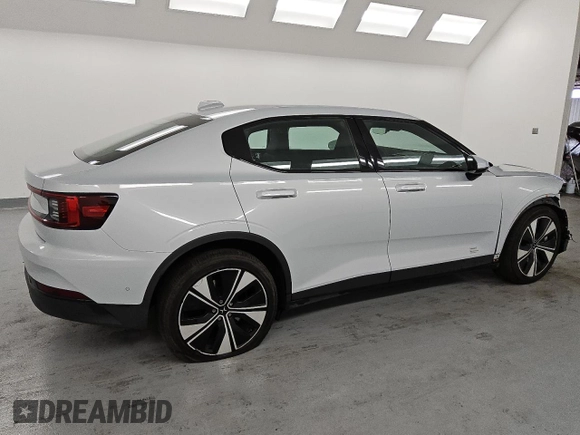2023 Polestar 2 with VIN YSMED3KA7PL136589, listed as a Copart auction lot 54148225 with 96,851 mi miles and Clean Title. Bid and sale history available at DreamBid. Image 3.