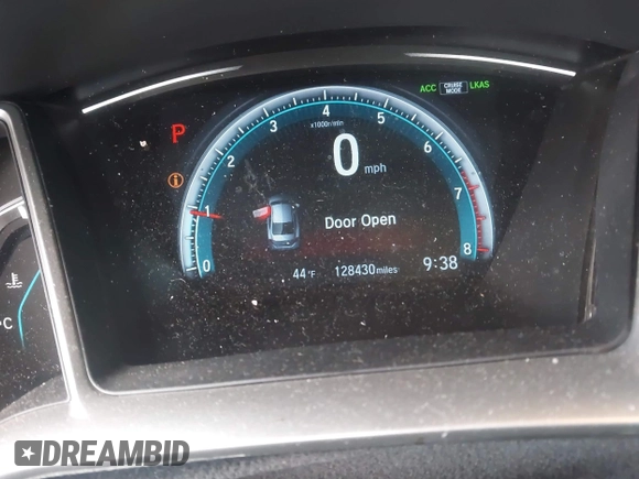 2016 Honda Civic Sedan EX with VIN 2HGFC2F81GH509046, listed as a IAAI auction lot 41542162 with 128,430 mi miles. Bid and sale history available at carsss.com. Image 7.
