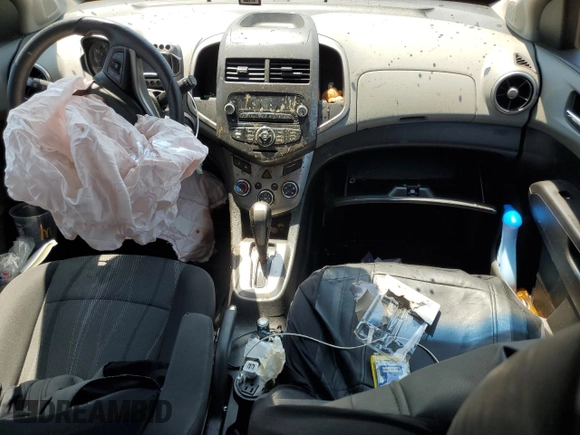 2013 Chevrolet Sonic LT with VIN 1G1JC6SB7D4187709, listed as a Copart auction lot 63645244 with 0 mi miles and Non Repairable. Bid and sale history available at carsss.com. Image 8.