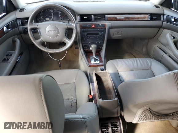 2004 Audi A6 with VIN WAUVT64B64N041556, listed as a Copart auction lot 43427665 with 159,957 mi miles and Salvage Title. Bid and sale history available at carsss.com. Image 8.