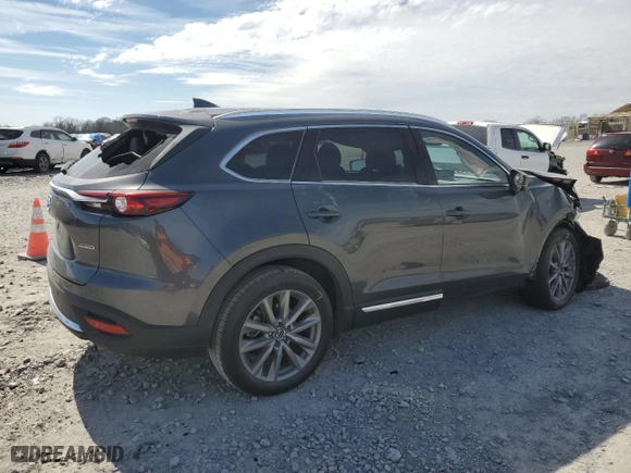 2021 Mazda CX-9 Grand Touring with VIN JM3TCBDY8M0530410, listed as a Copart auction lot 49852715 with 46,551 mi miles and Salvage Title. Bid and sale history available at carsss.com. Image 3.