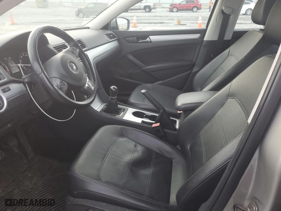2013 Volkswagen Passat SE with VIN 1VWBP7A32DC013436, listed as a Copart auction lot 45129035 with NaN miles and Salvage Title. Bid and sale history available at carsss.com. Image 7.