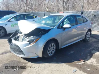 2022 Toyota Corolla LE with VIN 5YFEPMAE9NP340490, listed as a IAAI auction lot 41653662 with 35,676 mi miles and . Bid and sale history available at DreamBid. Image 17.
