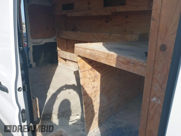 2021 Ford Transit Cargo with VIN 1FTBR1C86MKA91940, listed as a IAAI auction lot 41469716 with 40,745 mi miles and . Bid and sale history available at DreamBid. Image 8.