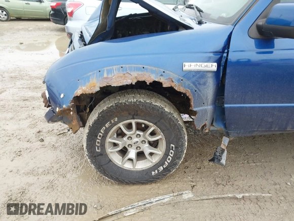 2009 Ford Ranger XLT with VIN 1FTZR45E99PA02617, listed as a IAAI auction lot 41508620 with 127,331 mi miles. Bid and sale history available at carsss.com. Image 6.
