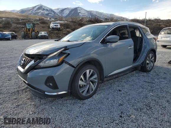 2021 Nissan Murano SL with VIN 5N1AZ2CS1MC128637, listed as a Copart auction lot 42364095 with 157,269 mi miles and Salvage Title. Bid and sale history available at DreamBid. Image 1.