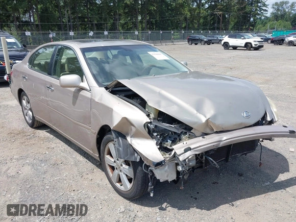 2005 Lexus ES 350 with VIN JTHBA30G955085868, listed as a IAAI auction lot 42586900 with 136,948 mi miles and . Bid and sale history available at DreamBid. Image 1.