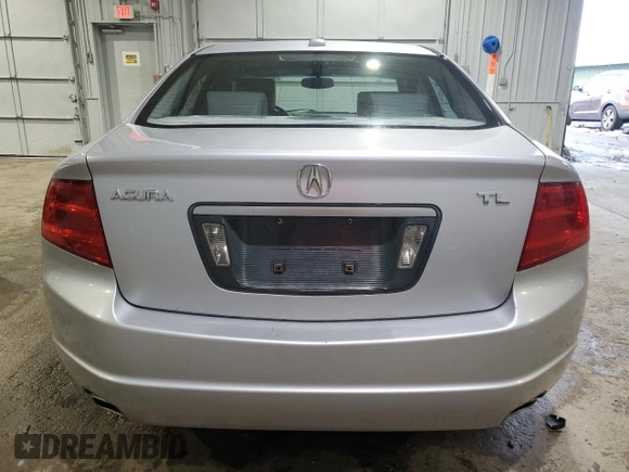 2005 Acura TL with VIN 19UUA66285A010658, listed as a Copart auction lot 47297795 with 182,809 mi miles and Salvage Title. Bid and sale history available at carsss.com. Image 6.