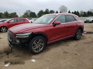 2022 Genesis GV70 2.5T z VIN KMUMADTB5NU072425, wystawiony jako Copart lot #54200445 z przebiegiem 41 199 mil mil oraz Szkoda całkowita • Salvage title. Historia ofert i sprzedaży dostępna na DreamBid. Obrazek 1.