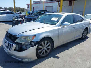 2007 Lexus LS 460 with VIN JTHBL46F875011889, listed as a IAAI auction lot 42554435 with 88,780 mi miles and . Bid and sale history available at DreamBid. Image 17.