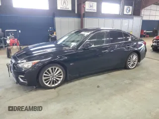 2018 Infiniti Q50 Luxe with VIN JN1EV7AR0JM431979, listed as a Copart auction lot 56108015 with 85,597 mi miles and Clean Title. Bid and sale history available at carsss.com. Image 1.