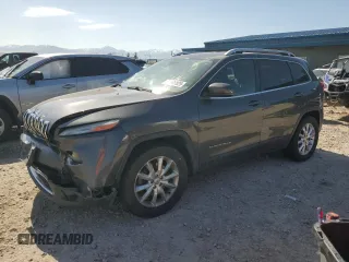 2016 Jeep Cherokee Limited z VIN 1C4PJMDB4GW267034, wystawiony jako Copart lot #57908825 z przebiegiem Nie podano mil oraz Szkoda całkowita • Salvage title. Historia ofert i sprzedaży dostępna na DreamBid. Obrazek 1.