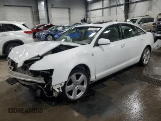 2008 Audi A6 with VIN WAUDH74F38N152433, listed as a Copart auction lot 44618125 with 165,974 mi miles and Salvage Title. Bid and sale history available at carsss.com. Image 1.