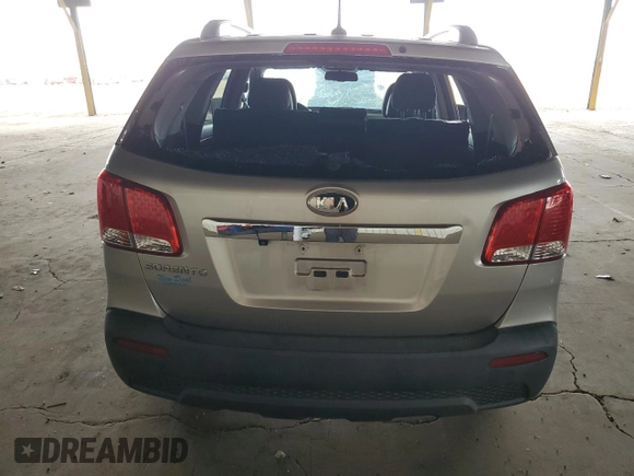 2013 Kia Sorento LX with VIN 5XYKT4A20DG374714, listed as a Copart auction lot 55486465 with Not provided miles and Salvage title. Bid and sale history available at DreamBid. Image 6.