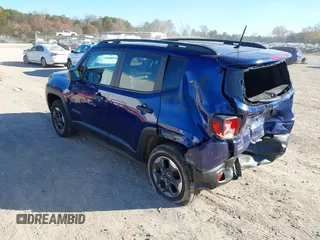 2017 Jeep Renegade Sport with VIN ZACCJBAB4HPG49795, listed as a IAAI auction lot 41017099 with 78,348 mi miles and . Bid and sale history available at carsss.com. Image 3.
