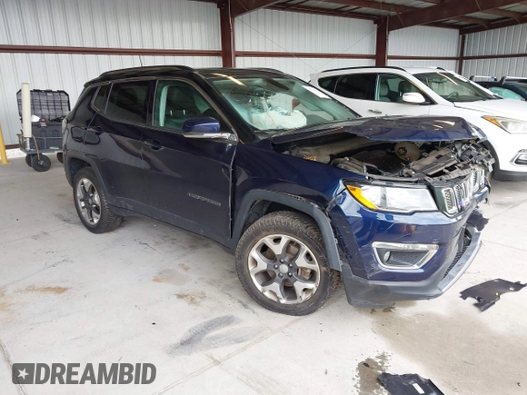 2018 Jeep Compass Limited with VIN 3C4NJDCB2JT222325, listed as a IAAI auction lot 42230333 with 65,030 mi miles and . Bid and sale history available at DreamBid. Image 1.