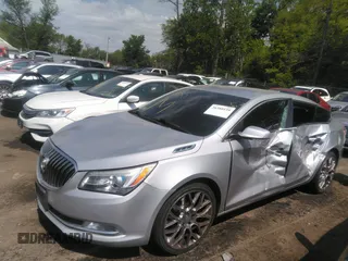 2014 Buick LaCrosse Leather with VIN 1G4GB5G37EF106788, listed as a IAAI auction lot 40954480 with 107,866 mi miles. Bid and sale history available at carsss.com. Image 2.