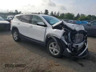 2019 GMC Terrain SLE with VIN 3GKALTEV9KL195267, listed as a Copart auction lot 64385625 with 60,331 mi miles and Salvage title. Bid and sale history available at DreamBid. Image 4.