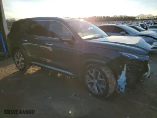 2021 Hyundai Palisade Limited with VIN KM8R54HE1MU287908, listed as a Copart auction lot 88754555 with 64,280 mi miles and Salvage Title. Bid and sale history available at carsss.com. Image 4.
