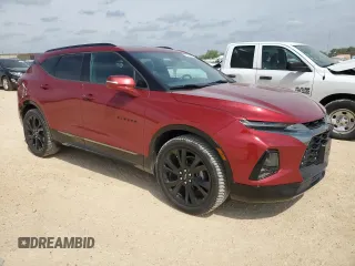 2020 Chevrolet Blazer RS z VIN 3GNKBERS0LS649337, wystawiony jako Copart lot #52446805 z przebiegiem 50 280 mil mil oraz Czysty tytuł • Clean title. Historia ofert i sprzedaży dostępna na DreamBid. Obrazek 4.